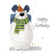 Polar Bear in Glasses Happy Birthday Card