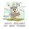 Happy Owl Happy Birthday Card Theme_Owl