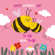 Happy Mother's Day To The Mum-to-Be Cute Bees Card