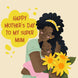 Happy Mother's Day To My Super Mum Mother And Daughter Hugging Card