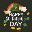 Rainbow And Leprechaun Hat St. Patrick's Day Card Season_St. Patrick's Day