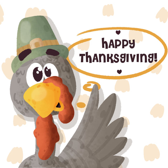 Happy Thanksgiving Funny Turkey Card