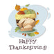 Happy Thanksgiving For Family Card