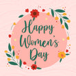 Red Flowers International Women's Day Card Season_International Women’s Day