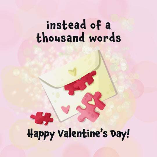 Puzzle Envelope Valentine's Day Card