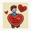 I Want You For My Valentine Vintage Valentine's Day Card Season_Valentine's Day Style_Vintage