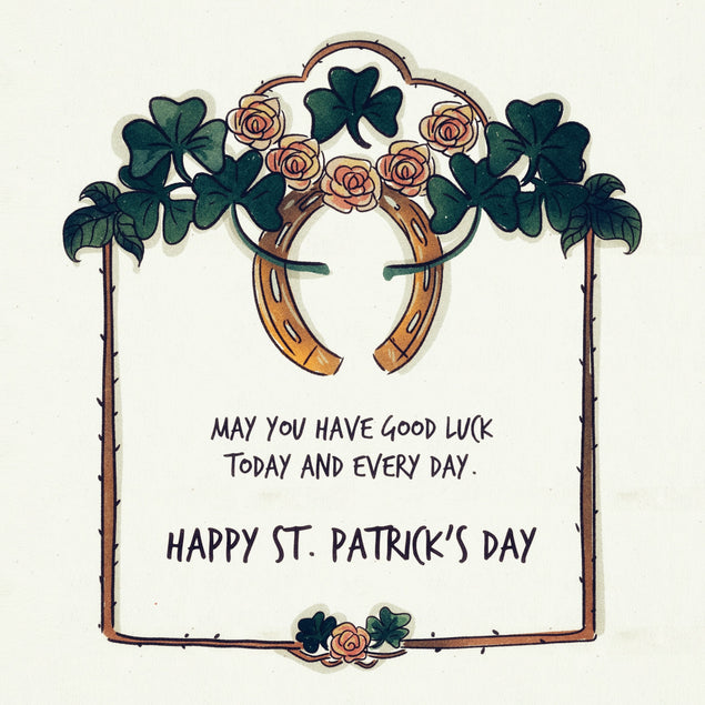 May You Have Good Luck Today And Every Day St. Patrick's Day Card Season_St. Patrick's Day, Style_Vintage