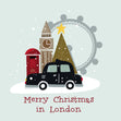 Merry Christmas In London Card Season_Christmas Theme_Traditional
