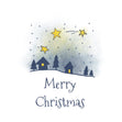 Merry Christmas Winter Scenery And Stars Card Season_Christmas Seo_Star