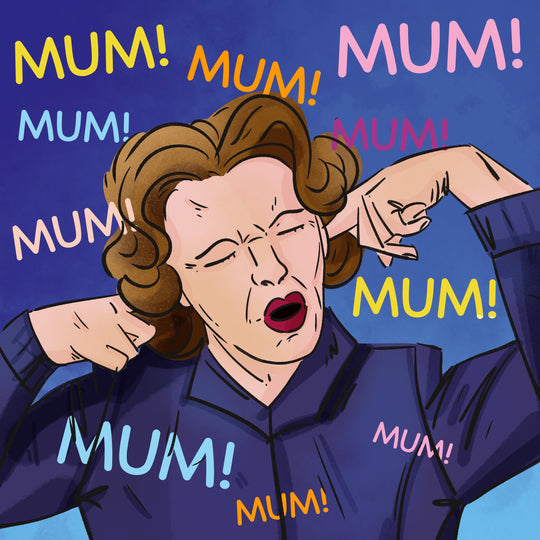 Annoyed Auntie Mum Mum Mum Card