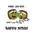 Happy Christmas Peas, Joy And... Card Season_Christmas Seo_Peas