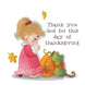 Happy Thanksgiving Thank You God For This Day Card