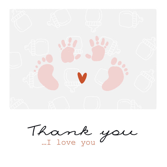 Thank You New Baby Card