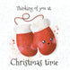 Warm Gloves Thinking Of You Christmas Card