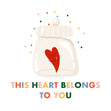This Heart Belongs To You Valentine's Day Card Season_Valentine's Day