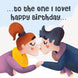Happy Birthday To The One I Love Kissing Couple