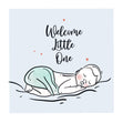 Sleeping Baby Welcome Card Occasion_New Baby Occasion_Thank You