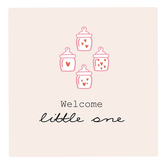 Welcome Little One New Baby Card