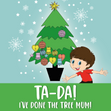 Toddler themed Christmas card - 1