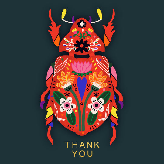 Beatle Bug Thank You Card
