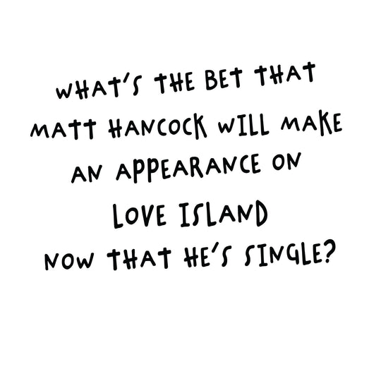 Matt Hancock Card