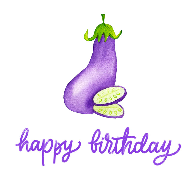 Happy Birthday Eggplant