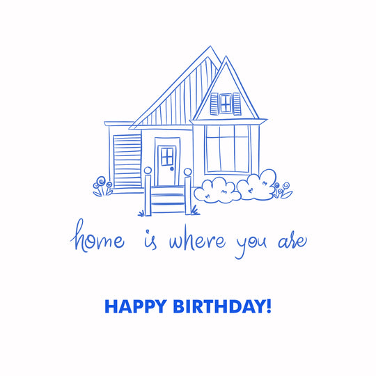 Happy Birthday Blue House
