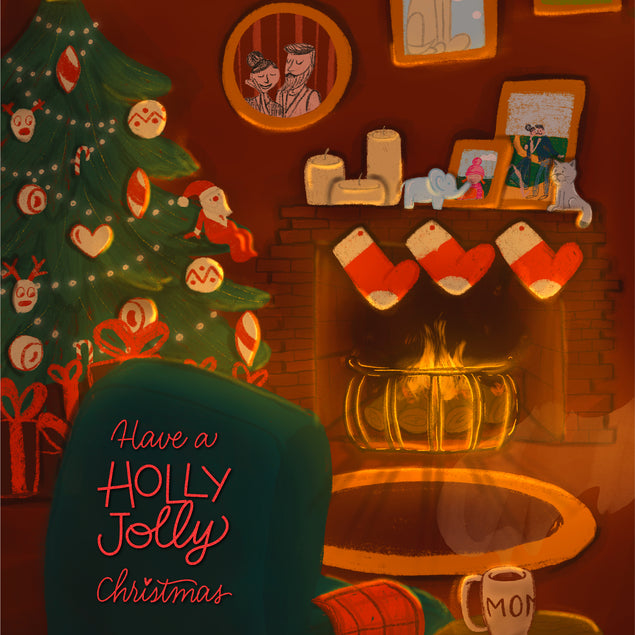 Have A Holly Jolly Christmas Awesome Traditional Card Season_Christmas Theme_Traditional
