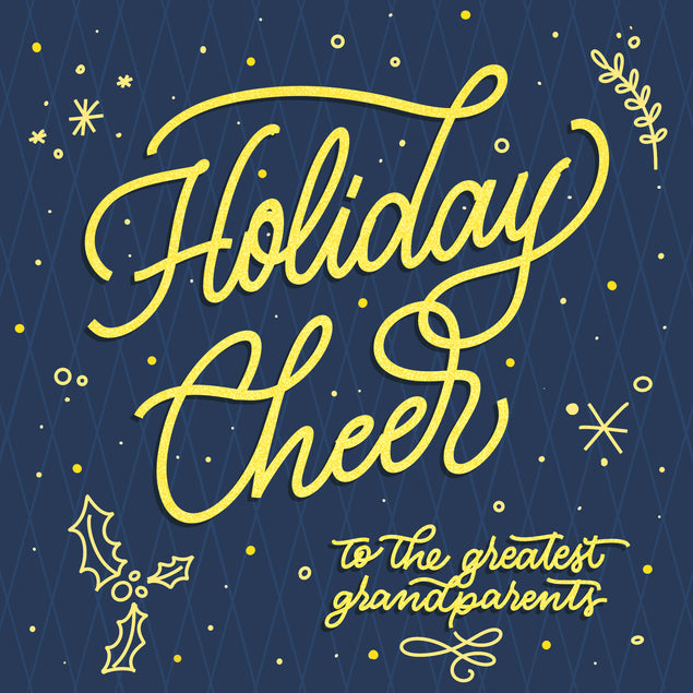 Holiday Cheer To My Great Grandparents Christmas Card Season_Christmas Seo_For Great Grandad Seo_For Great Grandma