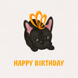 Black Frenchie Happy Birthday