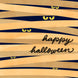 Spooky Eyes Happy Halloween Card
