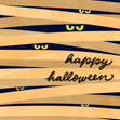 Spooky Eyes Happy Halloween Card