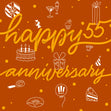 Happy 55th Anniversary Drinks And Gifts