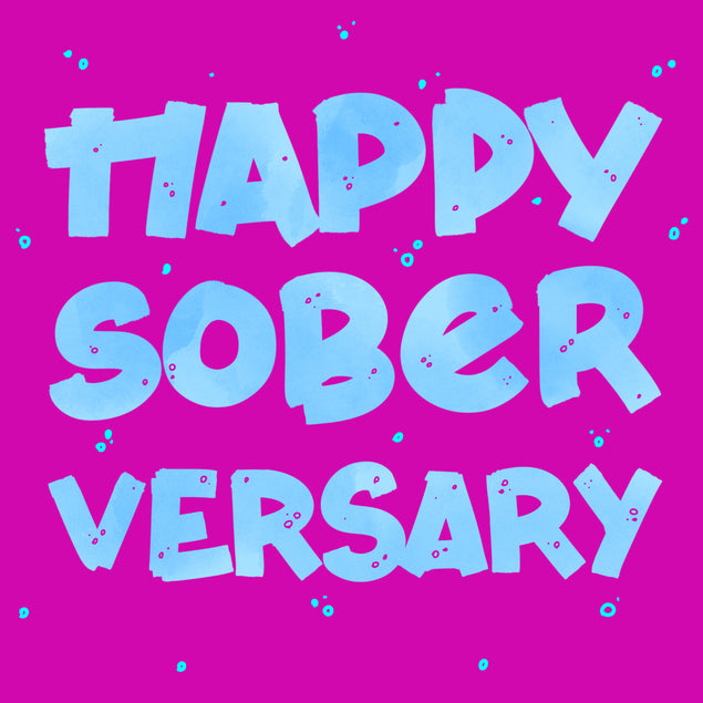 Happy Soberversary In Pink