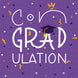 Purple Congradulation