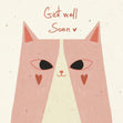 Get Well Soon Cute Cat Card