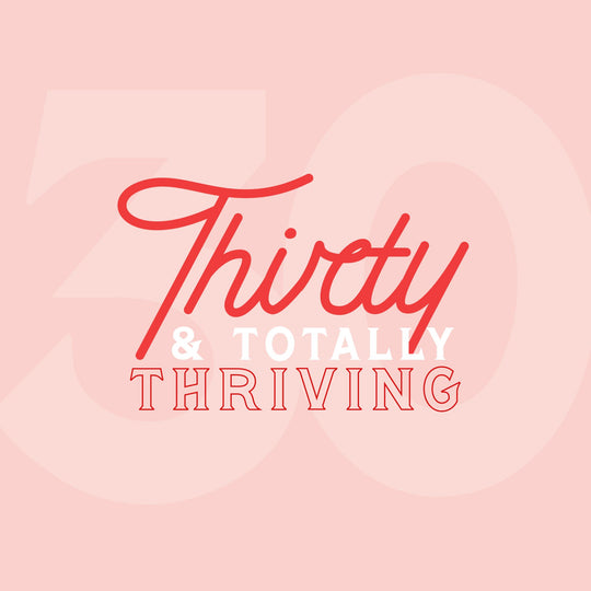30 & Totally Thriving Birthday Card