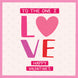 Happy Valentine's Day To The One I Love Pink Heart Card