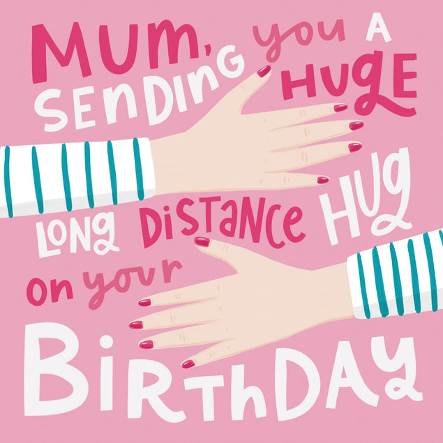Mum Long Distance Hug Card