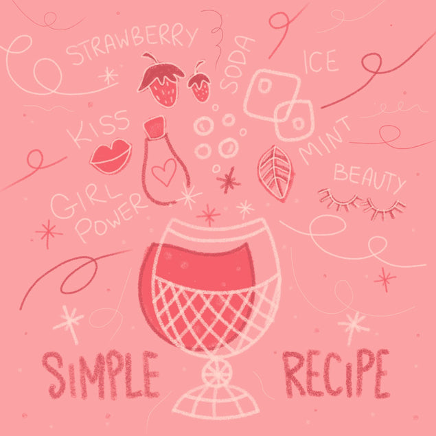 Simple Recipe Girl Power Card