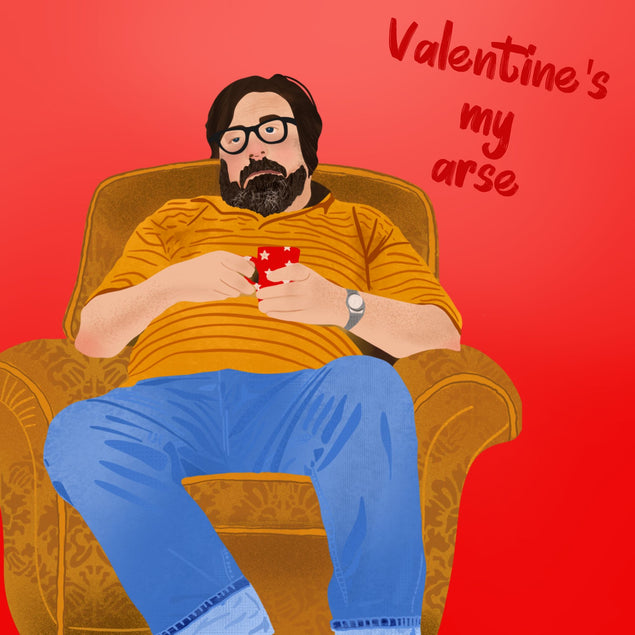 Valentine's My Arse Bomb 3D Cube Card