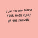 Your Hair Clogs Up The Shower Card