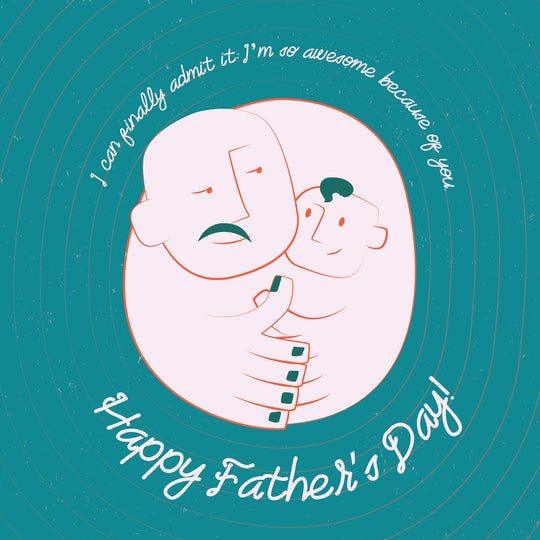 I'm Awesome Because Of You Card