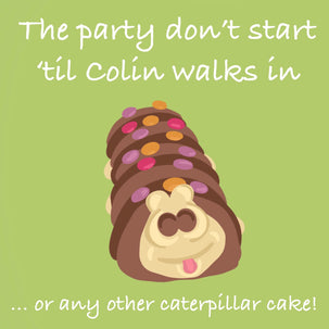 Colin The Caterpillar Card