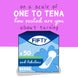 Scale Of One To Tena Fifty Birthday Card