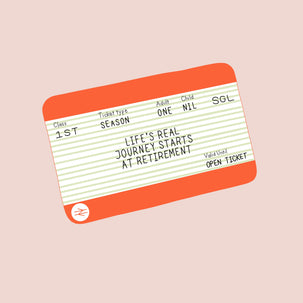 train ticked to retirement - 1