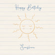 Happy Birthday Sunshine Textbook Art