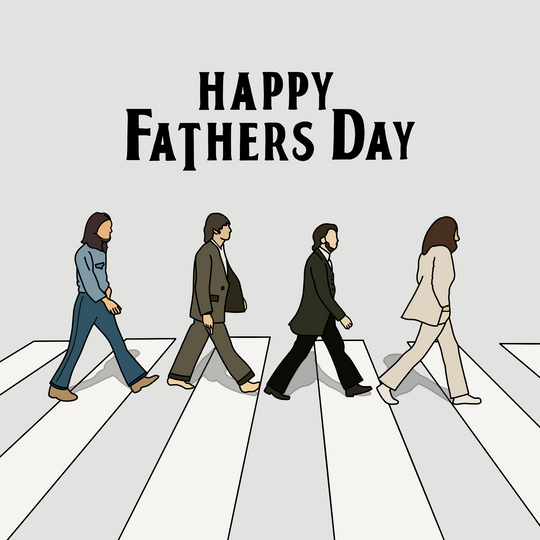 The Beatles Father's Day Card