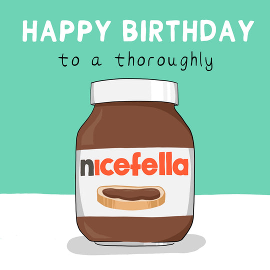 Nice Fella Birthday Card