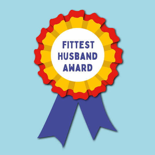 Fittest Husband Award Card